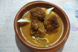 Albóndigas en salsa bolitas de amor