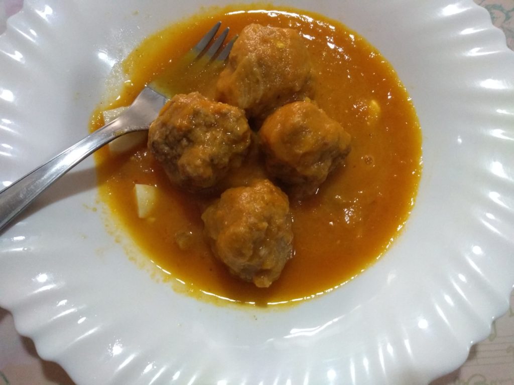 Albondigas en salsa ¡bolitas de amor!