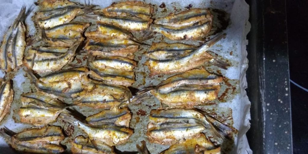 boquerones horneados