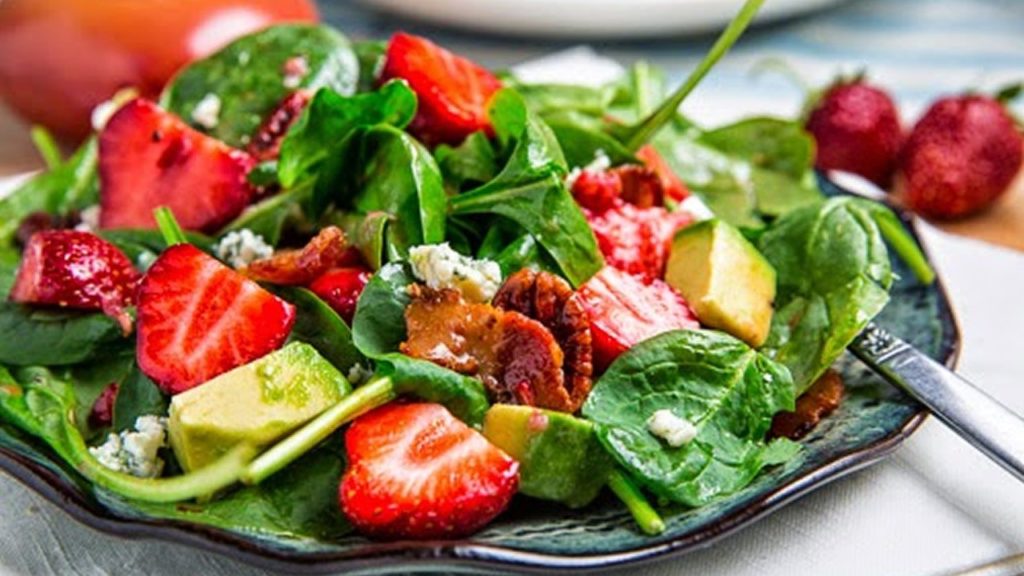 Un plato de ensalada