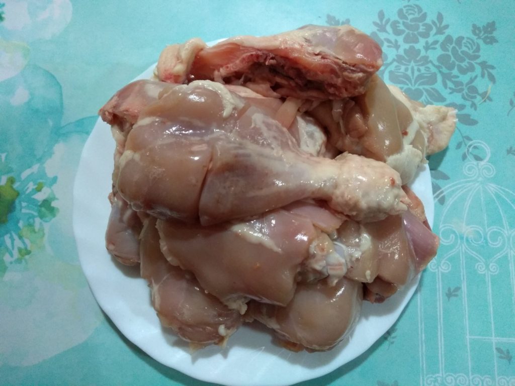 Pollo al ajillo light 