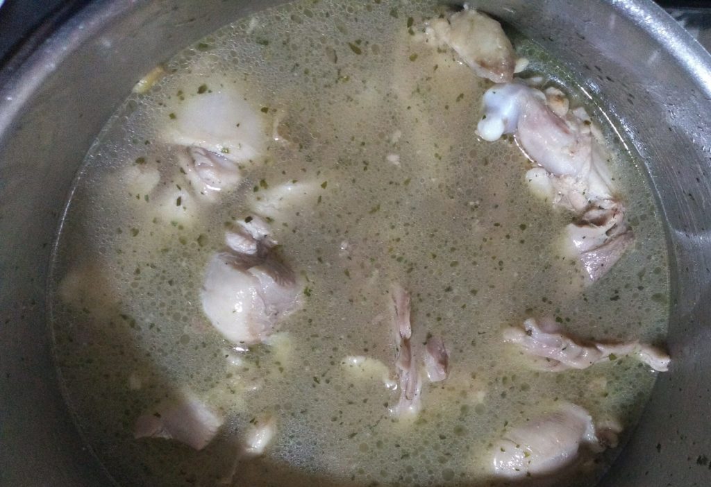 Pollo al ajillo light 