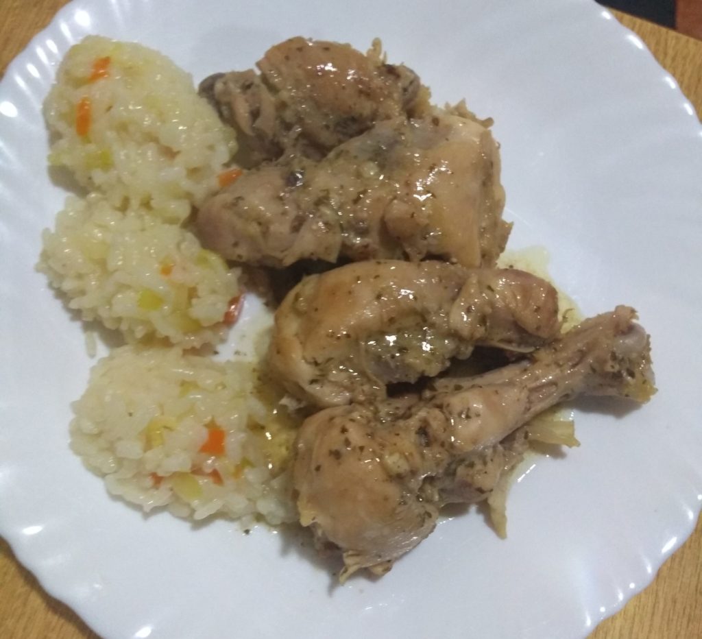 Pollo con arroz