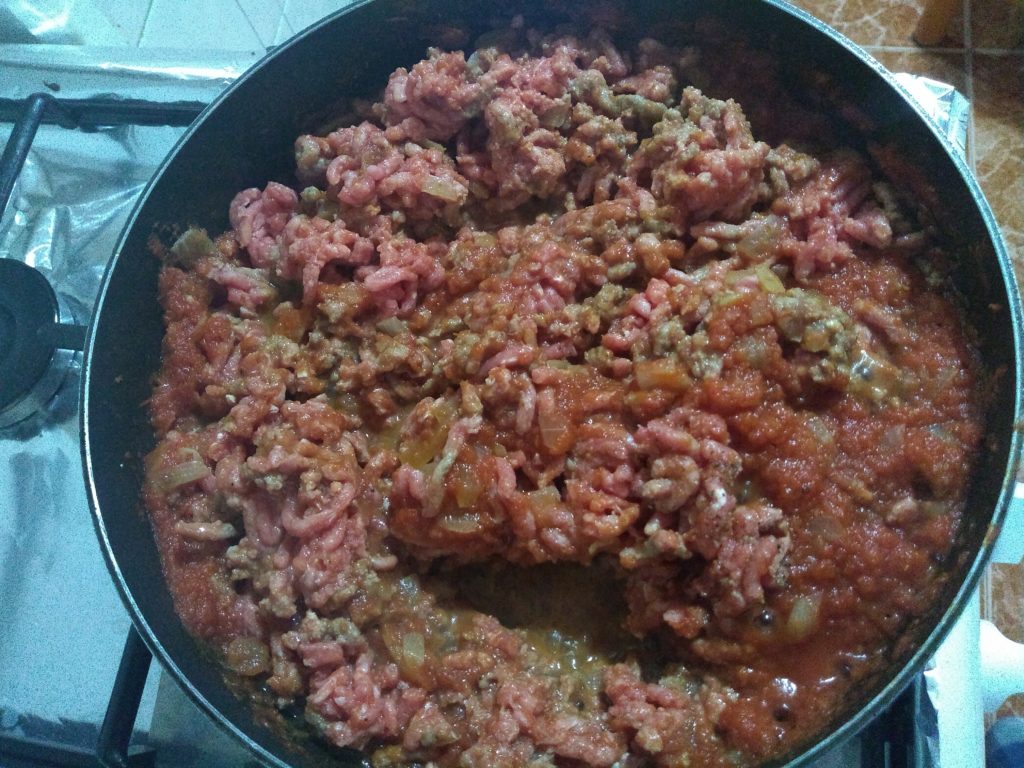 Carne con salsa