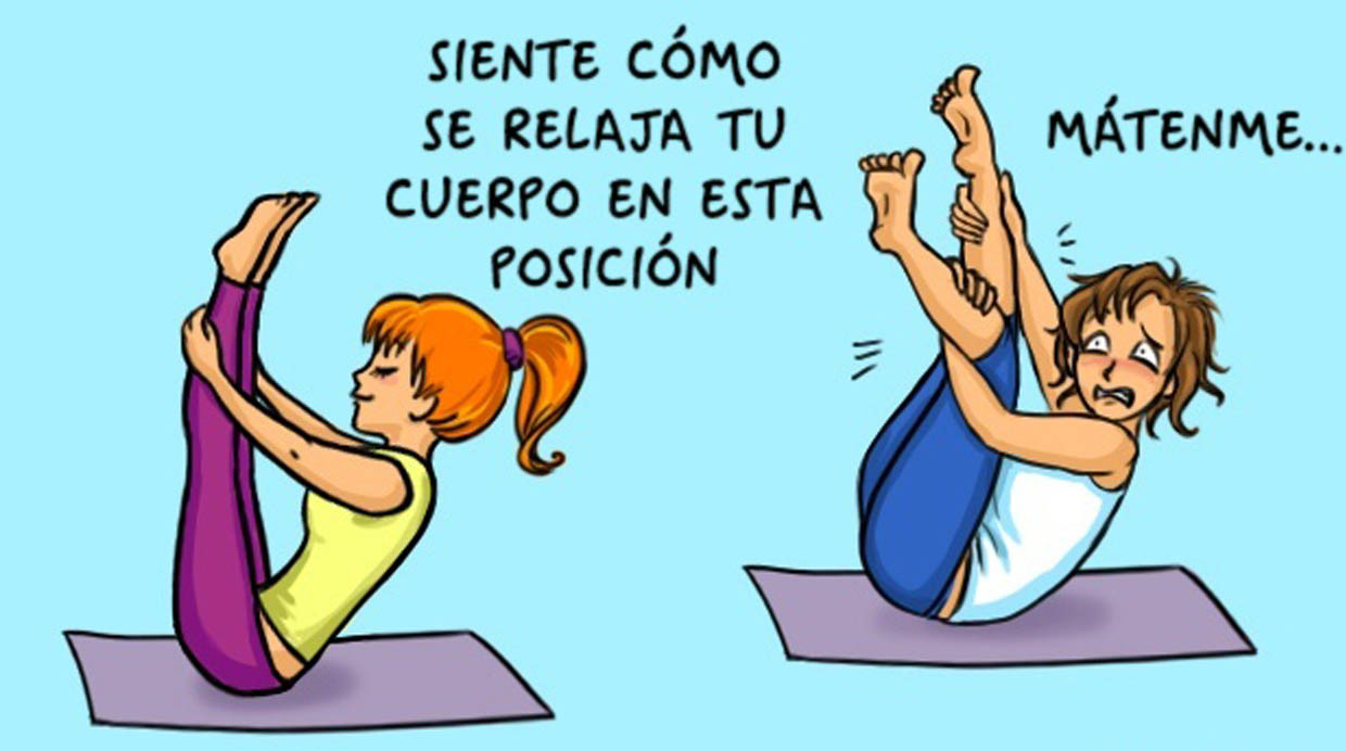 Nadie ha dicho que el yoga fuera fácil.