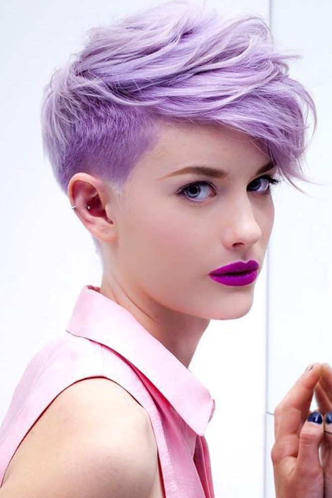 pixie corto violeta