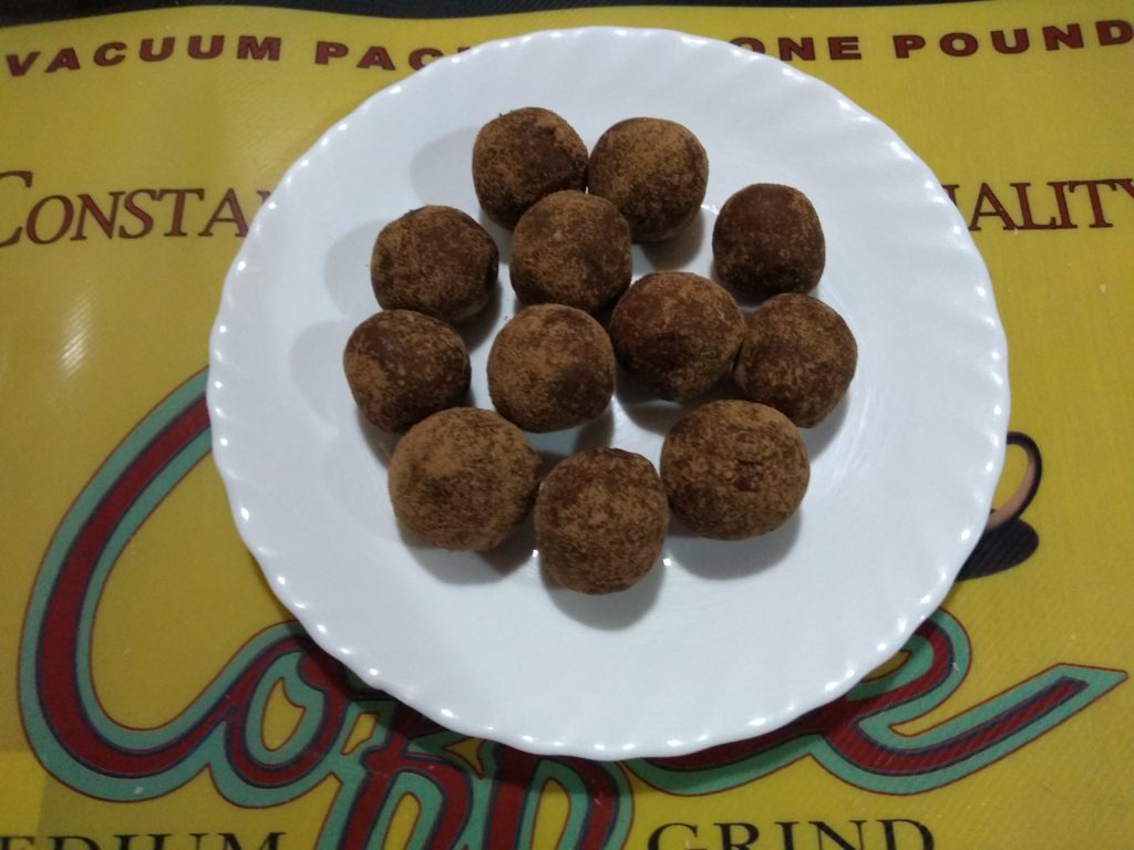 Trufas con cacao