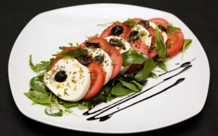 Ensalada capresse con vinagre de módena