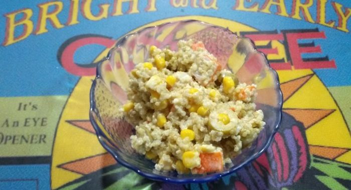 Ensalada de surimi y quinoa