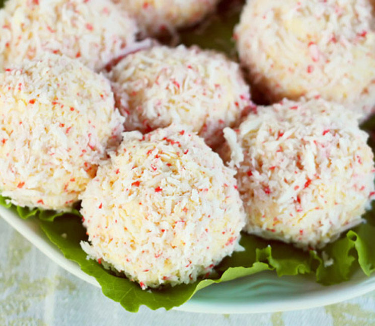 Bonitas de arroz con surimi