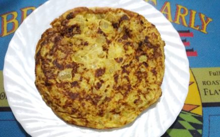 Tortilla de calabacín, ¡qué placer tan sano!