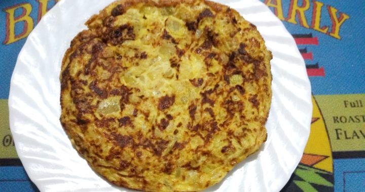 Tortilla de calabacín, ¡qué placer tan sano!