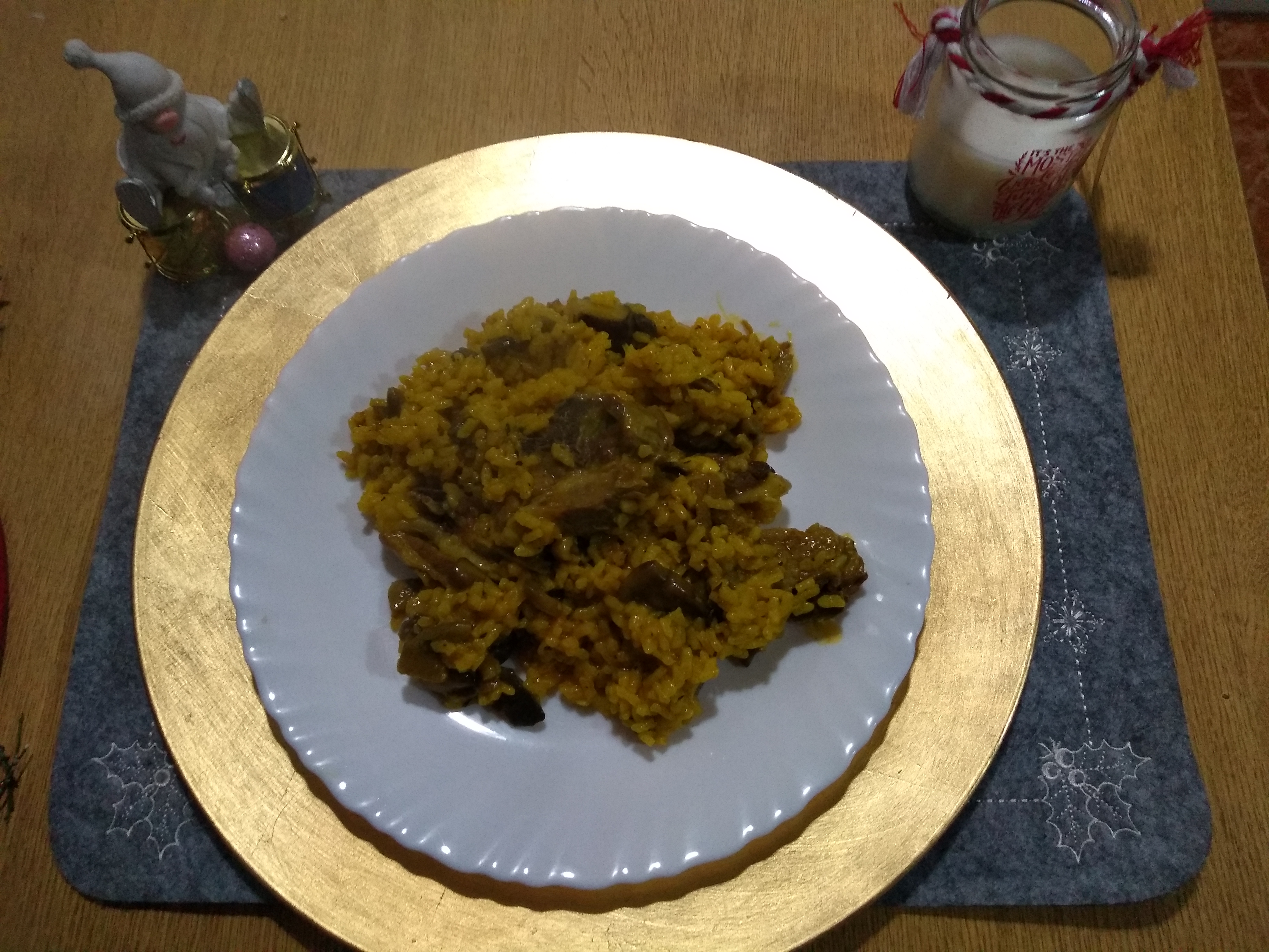 Arroz con cordero Morisco en Navidad 