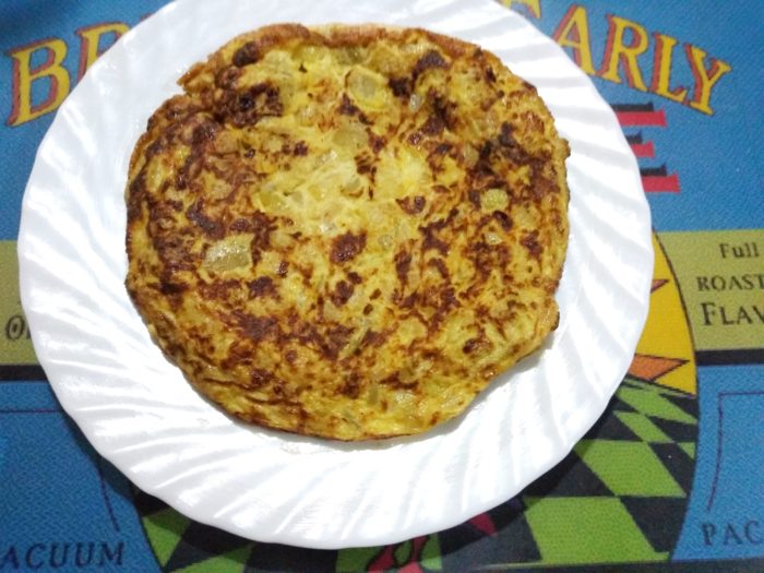 Tortilla de calabacín, ¡qué placer tan sano! 