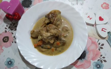 pollo con setas provenzal para enamorar