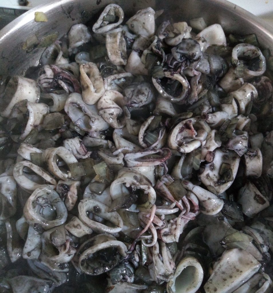 ¡Calamares en su tinta exquisitos!