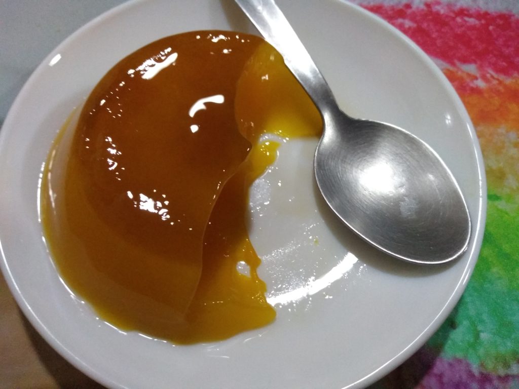 Flan de naranja light celestial 