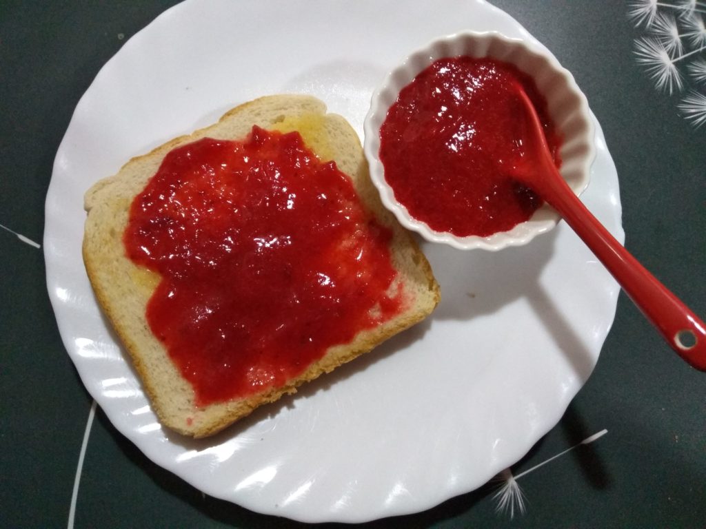 mermelada de fresa sin azúcar casera